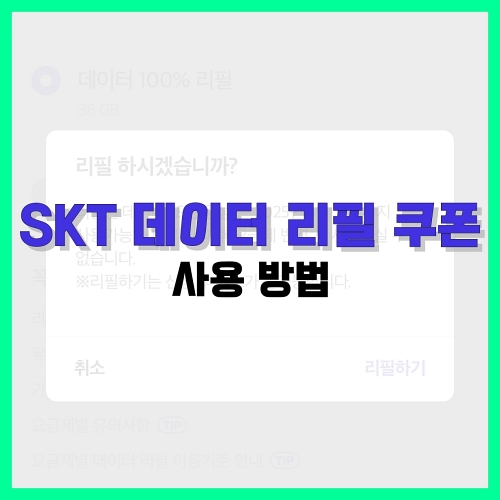 Read more about the article SKT 데이터 리필 쿠폰 사용 방법 알아보기